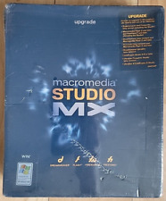 Macromedia Studio MX UPGRADE 2002 Dream Flash Fireworks Freehand Win / MAC NEW picture