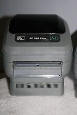 LOT OF 2 Zebra ZP500 Plus Themal Barcode Shipping Label Printer , USED . picture