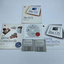 Apple Mac OS 7.6 Install Disc 1997 + Disk Tools 1&2 Installation Manual And More picture