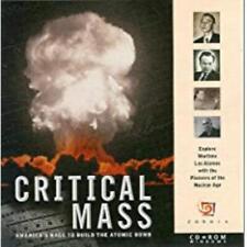 Critical Mass America's Race to Build Atomic Bomb PC CD historical documentary picture