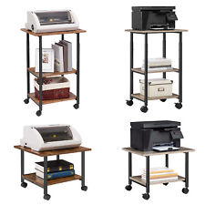Mobile Printer Stand Table Scaner Rolling Cart Storage Organizer Rack Office picture