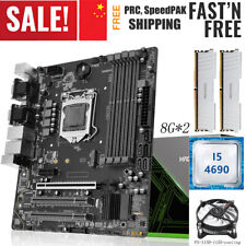 H97M PRO Motherboard LGA 1150 i5 4690 CPU 16GB DDR3 RAM Combo Set + Cooling Fan picture