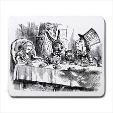 Mad Hatter Tea Party Alice In Wonderland Art Mouse Pad Mat Mousepad New picture
