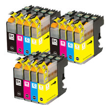 12 PK Quality Ink Set w/ Chip fits Brother LC101 LC103 MFC J470DW J285DW J450DW picture