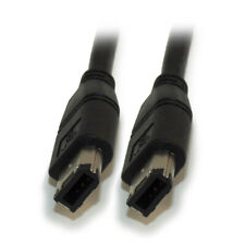 3ft  6 Pin to 6 Pin Firewire 400 / 1394 / iLink Cable  Black picture