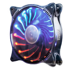 Desktop Computer Cooling Fan RGB Rainbow Color Change 12cm picture