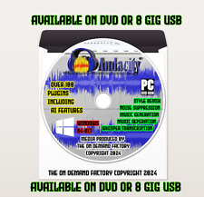Audacity Professional Studio Audio Recording, Editing + AI TOOLS Software Suite picture