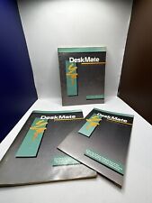 Vintage Tandy Radio Shack DeskMate Productvity Software IBM Manuals | Set Of 3 picture