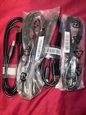 (4x) 6 Ft USB-A MALE to USB-B 2.0 MALE Cable *Open Box* picture