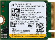 Micron 2450 256GB M.2 2230 PCIe Gen4x4 NVMe SSD 30mm MTFDKBK256TFK DELL picture