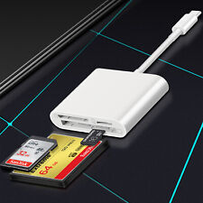 3in1 USB C CF/SD/TF Card Reader, Compact Flash Reader 3-Slot Memory Card Adapter picture