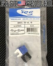 ICC ICC-IC1078GABL / Module CAT6A- HD, Blue Connector - NEW FAST picture