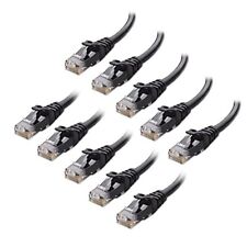 7 Ft Cat 5e 350-Mhz Black Network Patch Cable-10 Pack picture