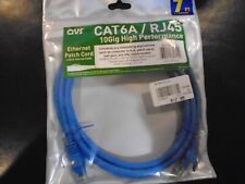 QVS CAT6A/RJ45 10GIG HIGH PERFORMANCE ETHERNET PATCH CORD NEW picture