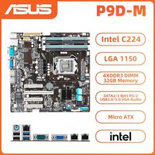 ASUS P9D-M Motherboard M-ATX Intel C224 LGA1150 DDR3 SATA2/3 VGA PS/2 RJ45 D-Sub picture