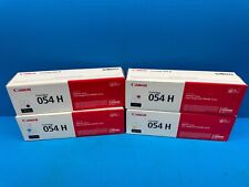 Pack of 4 - Genuine Canon High Yield Toner Cartridge Set 054H For LBP620 Series picture