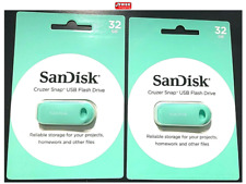 SanDisk Cruzer Snap USB Flash Drives, 32GB each - Pack of 2 picture