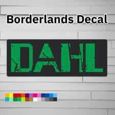 Borderlands Dahl Vinyl Decal (Sticker, Car laptop window tumbler water bottle) j picture