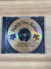 Broderbund FAMILY TREE MAKER CD Bolume 5, PRE 1600 TO PRESENT 1995 picture