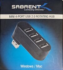 SABRENT 4-Port USB 2.0 Hub [90°/180° Degree Rotatable] (HB-UMN4) picture