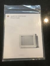 Vintage Apple AppleColor High-Resolution RGB Monitor Owner's Guide-- Sealed picture