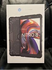 BRAND NEW Maxwest Nitro 8 Android Tablet w/case bundle - black - 4G + Wi-Fi picture
