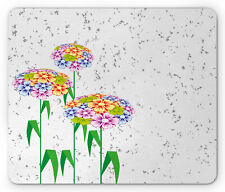 Ambesonne Foliage Floral Mousepad Rectangle Non-Slip Rubber picture