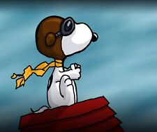 SNOOPY RED BARON DOG HOUSE COMPUTER MOUSE PAD  9 x 7 picture