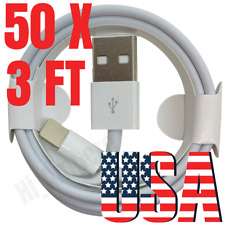 Wholesale 50X Lot 3Ft USB Charger Cable Cord For Apple iPhone 12 mini 12 Pro Max picture