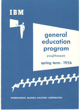 VTG 1956 IBM GENERAL EDUCATION PROGRAM BROCHURE POUGHKEEPSIE 608 TRANSISTOR picture