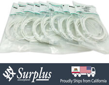 New 10 Pack Slim Panduit Cat6 10ft Network Patch Cable / Cord RJ45 UTP LAN White picture