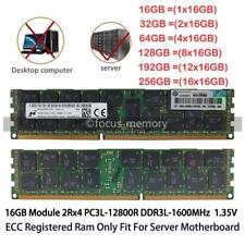 Micron 16GB/32GB/64GB DDR3-1600MHZ PC3L-12800R 2Rx4 REG ECC Server Ram 1.35V Lot picture