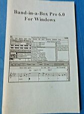 Vintage Band-in-a-Box Pro Version 6.0 Windows Manual  picture