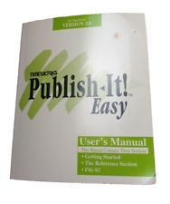 Timeworks Publish It Easy Macintosh Version 3.0  1992 Book picture