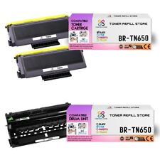 2Pk TRS TN650 DR620 Compatible for Brother DCP8080DN Toner and Drum Unit picture