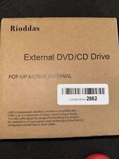 New Sealed Box Rioddas External DVD/CD Drive Pop-up Mobile External picture