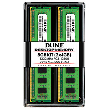 Dune 8GB 2 x 4GB PC3-10600 Desktop DDR3 1333 MHz 240-Pin DIMM Memory RAM 8G 4G picture