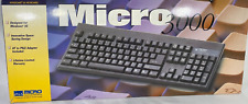 Micro Innovations KB95B Compact Wired Keyboard - Sleek Black - Pre Owned picture