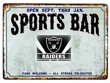 Las Vegas Raiders Sports Fans Welcome Mouse Pad Tin Sign Art On Mousepad picture