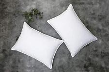SNUG&COZY Grey Goose Feather Down Pillow for Sleeping(2 Pack)- Queen picture