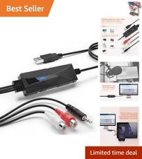 USB 2.0 Audio Grabber for Windows & Mac - Professional Quality Audio Conversion picture