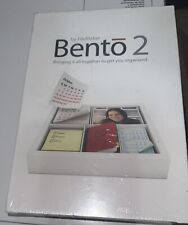 BENTO 2 By FileMaker Family Pack Box Mac Power PC G4 G5 5 Computer Access NEW picture