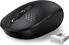 Portable 3-Level DPI Ergonomic Quiet Lightweight Wireless Mouse +USB Receiver picture