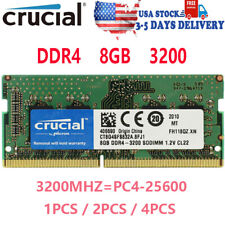 Crucial DDR4 8GB 16GB 32GB 3200 MHZ PC4-25600 Laptop SODIMM Non-ECC 260-Pin 1.2V picture