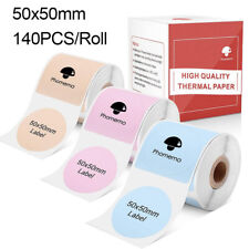 50 x 50mm 140PCS Self-Adhesive Thermal Label Sticker Paper for Phomemo M110 M220 picture