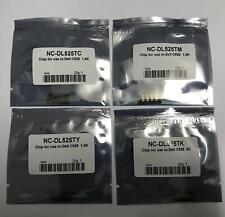 4 x Toner Reset Chips for Dell E525W Color Laser All-in-One Printer Refill  picture