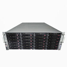 4U ZFS TruNAS Storage Server 24 Cores 64GB Trays IT Mode 4x 10GbE SQ PS Rails picture