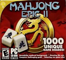 Mahjon Epic II: 1000 Unique Game Boards - PC CD-ROM Software Game (Rated E) picture
