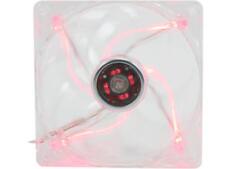 Rosewill - RFTL-131209R - 120mm Computer Case Fan Transparent Frame Red LED picture