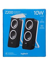 Logitech Z200 Stereo Desktop Speakers-Laptop Speakers with Dual 3.5mm Input NEW picture